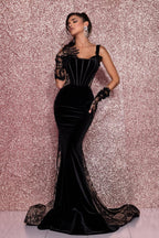 Portia and Scarlett Evening PS25639E - Pink/Black