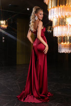Portia and Scarlett Evening PS25687E - Deep Red