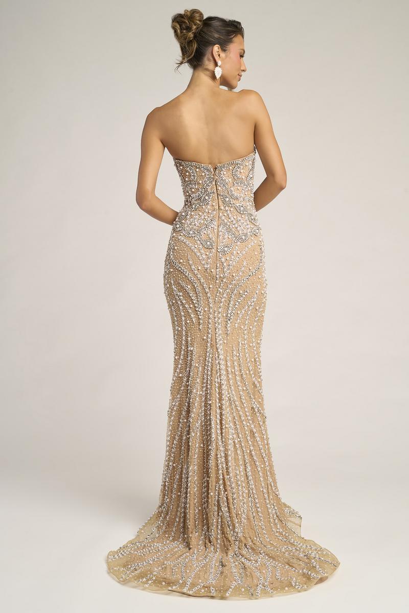 Portia and Scarlett PS26446C - Nude/Silver