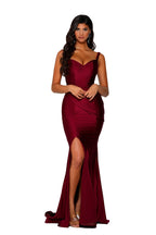 Portia and Scarlett Evening Dress PS6339 - Deep Red
