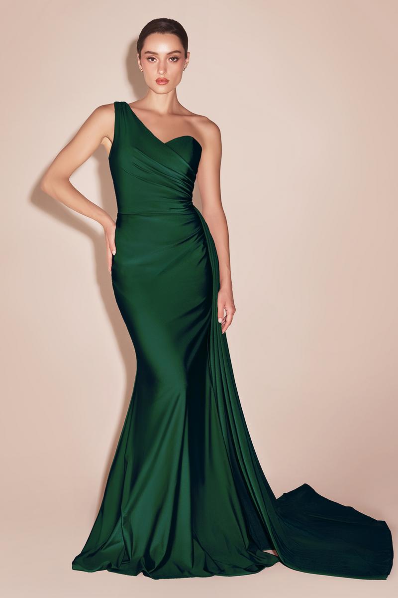 Ladivine Dress PT004 - Hunter Green