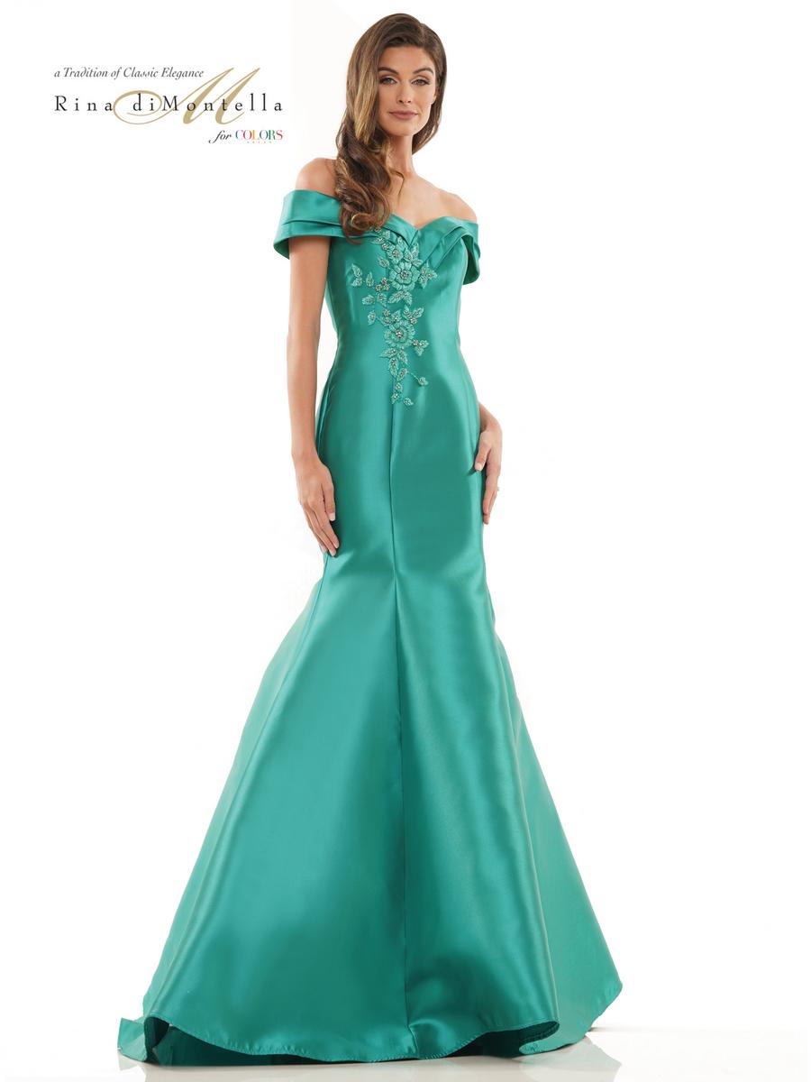 Rina di Montella Dress RD2602 - Emerald