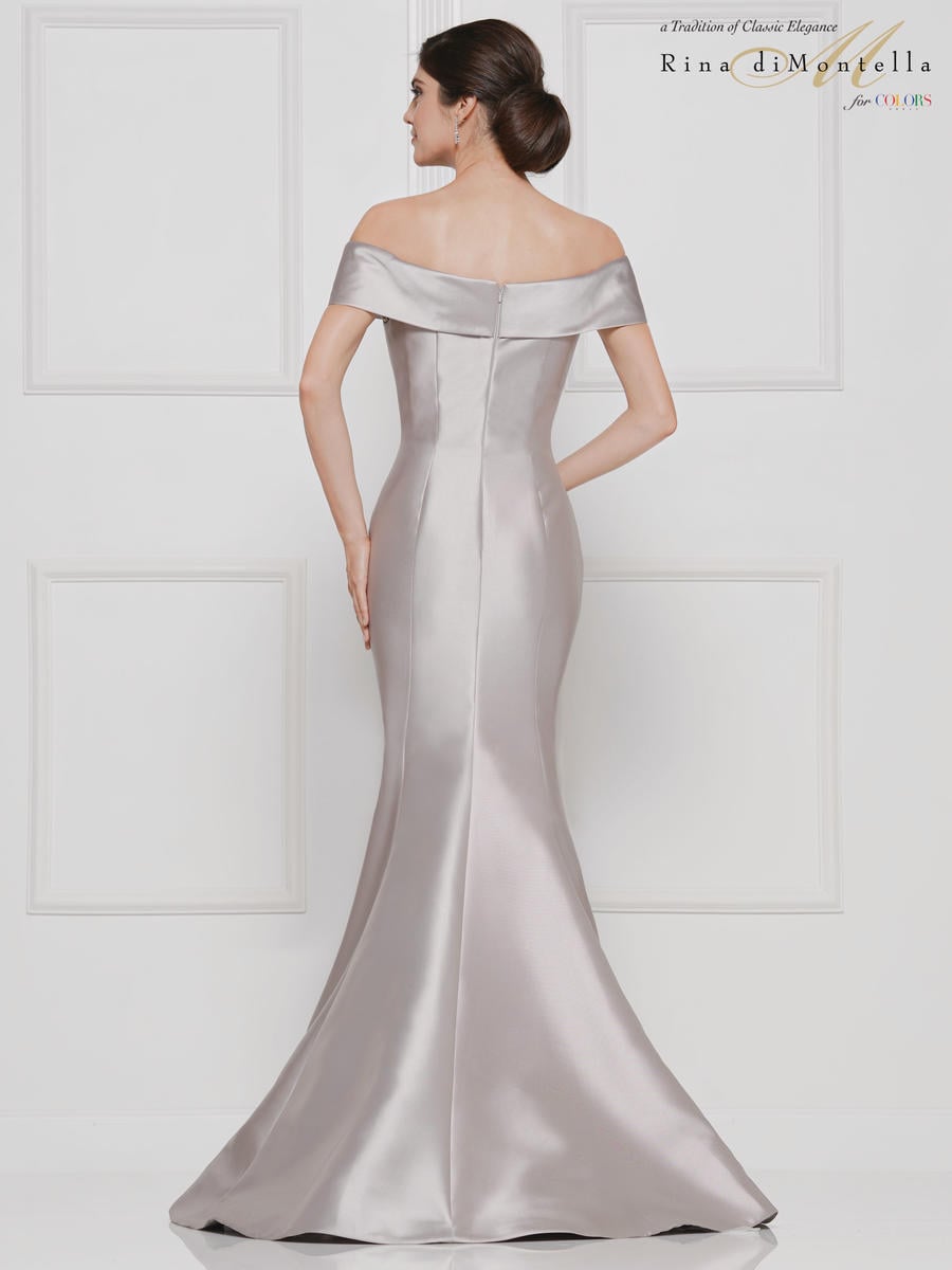 Rina di Montella Dress RD2602 - Taupe