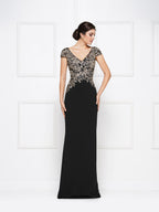 Rina di Montella Dress RD2652 - Black/Gold