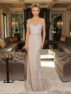Rina di Montella Dress RD2713 - Nude
