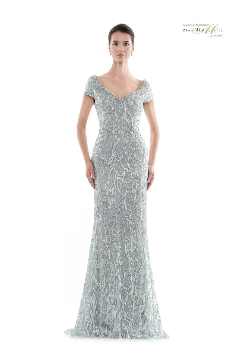 Rina di Montella Dress RD2716 - Seaglass