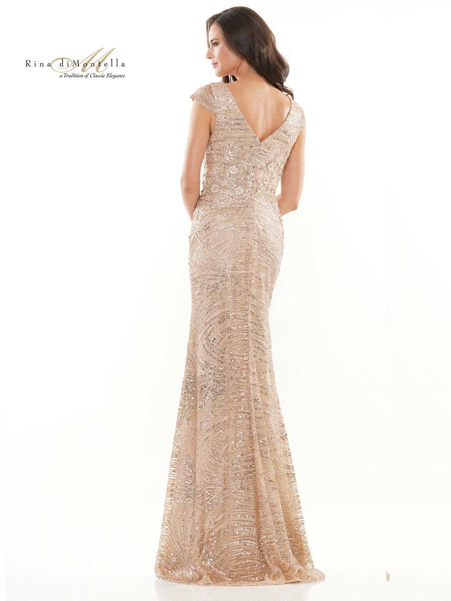 Rina di Montella Dress RD2723 - Dusty Rose