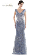 Rina di Montella Dress RD2723 - Wedgewood