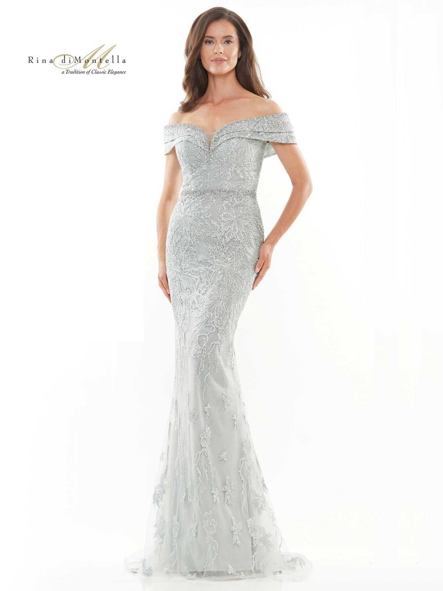 Rina di Montella Dress RD2737 - Seaglass