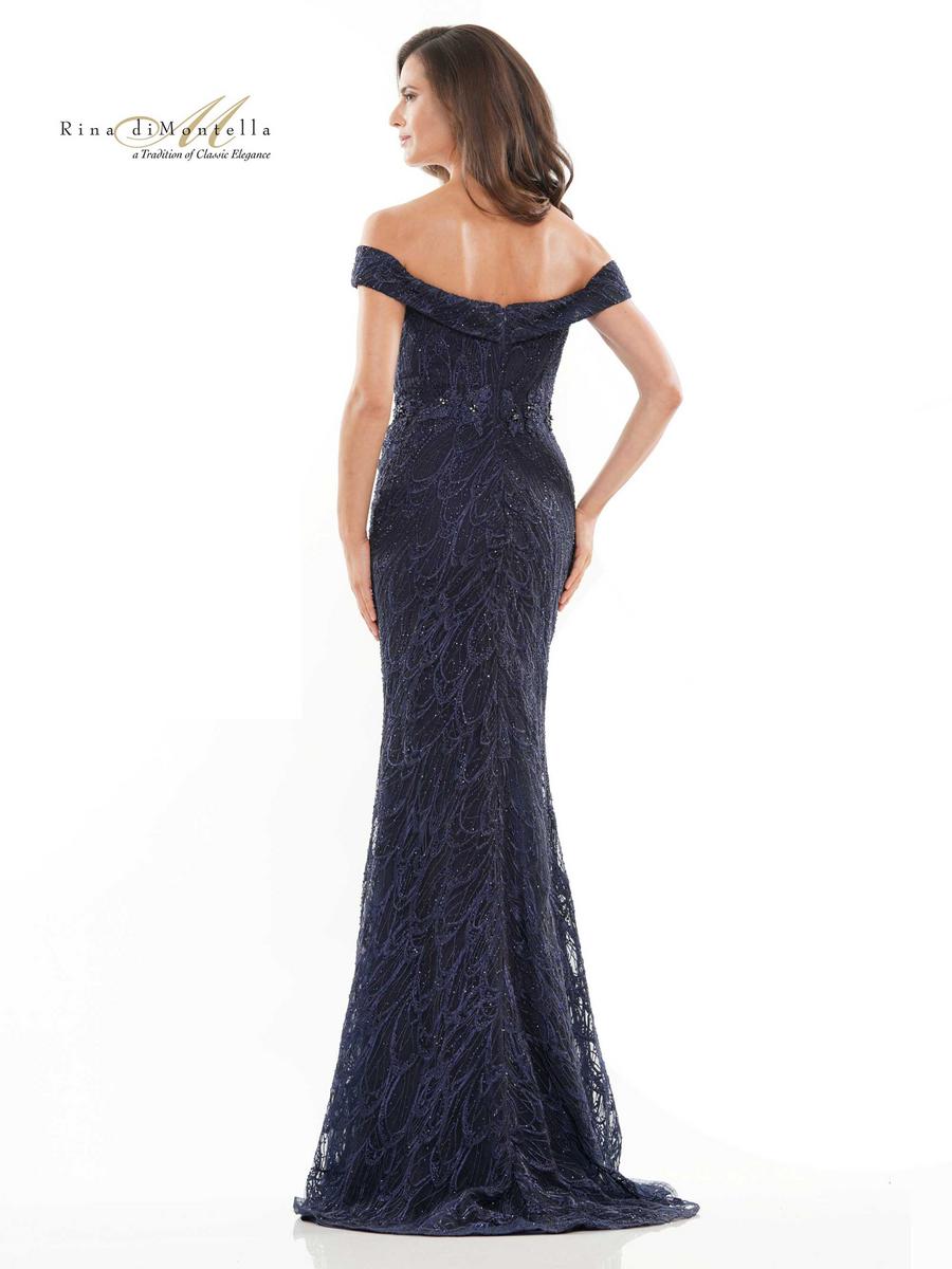 Rina di Montella Dress RD2739 - Navy