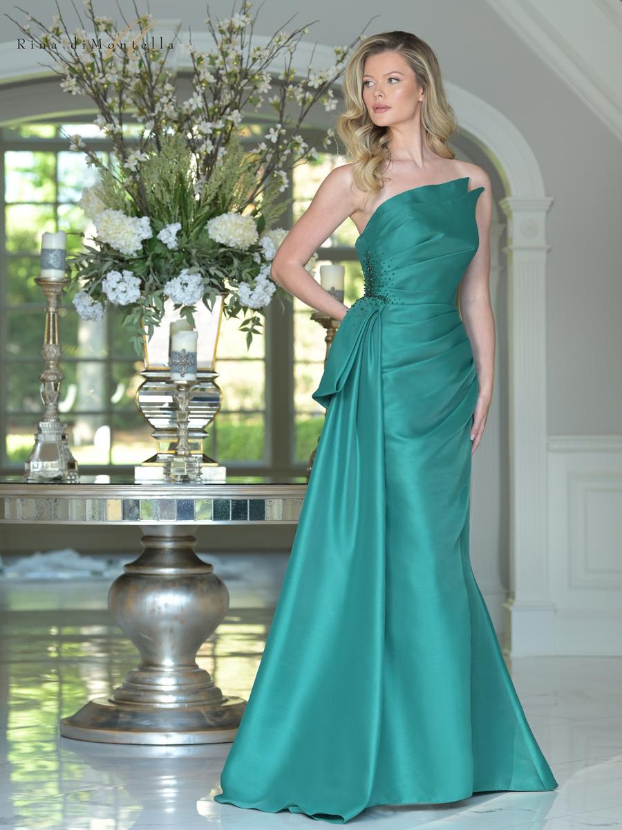 Rina di Montella Dress RD2750 - Emerald