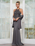 Rina di Montella Dress RD2755 - Charcoal