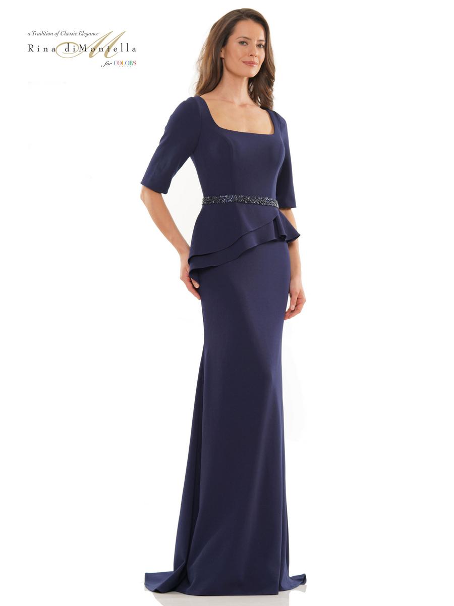 Rina di Montella Dress RD2761 - Navy