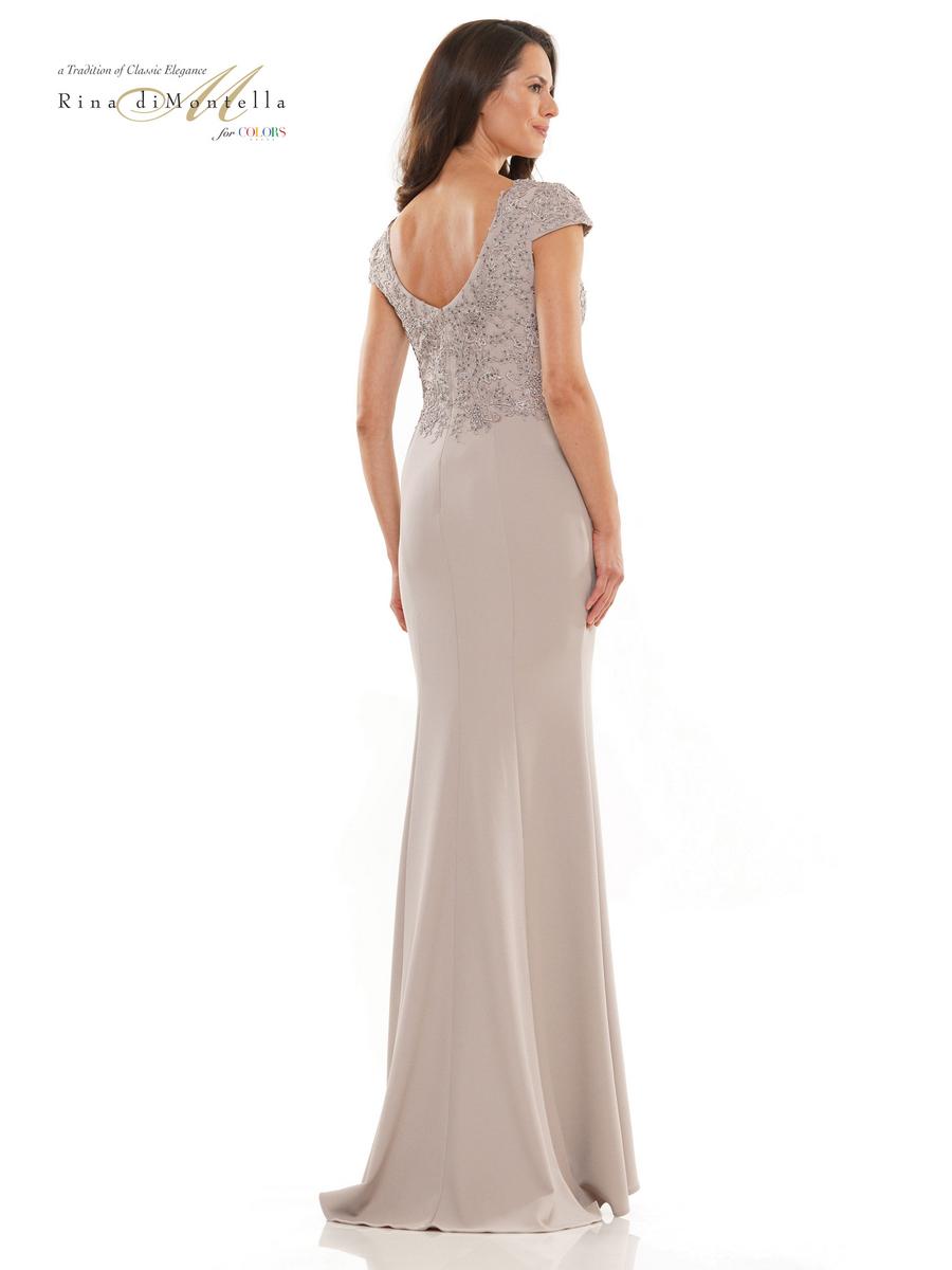 Rina di Montella Dress RD2763 - Taupe