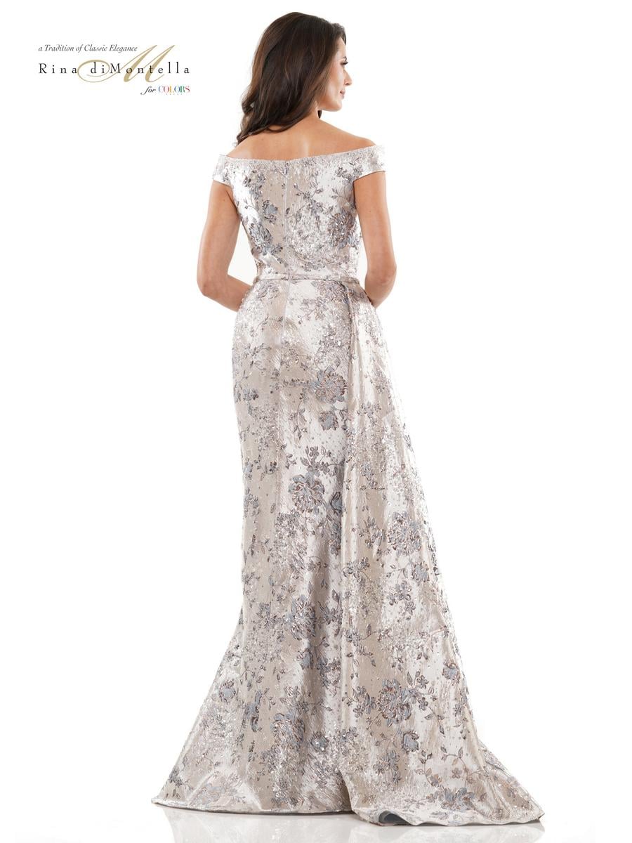 Rina di Montella Dress RD2912 - Blue Multi