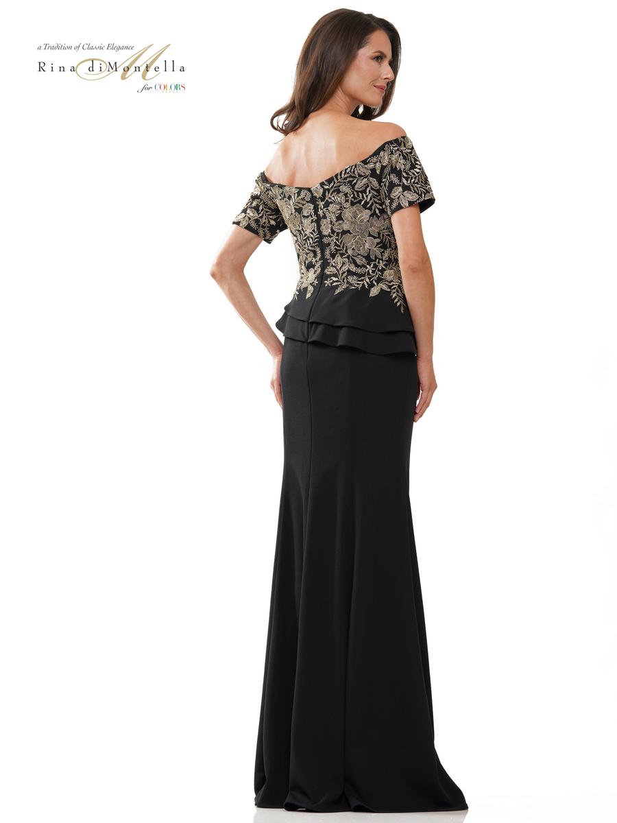 Rina di Montella Dress RD2918 - Black