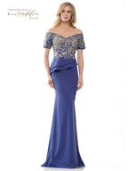 Rina di Montella Dress RD2918 - Blue Iris