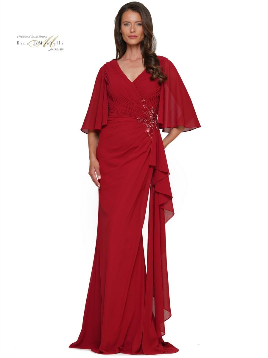Rina di Montella Dress RD2935 - Wine