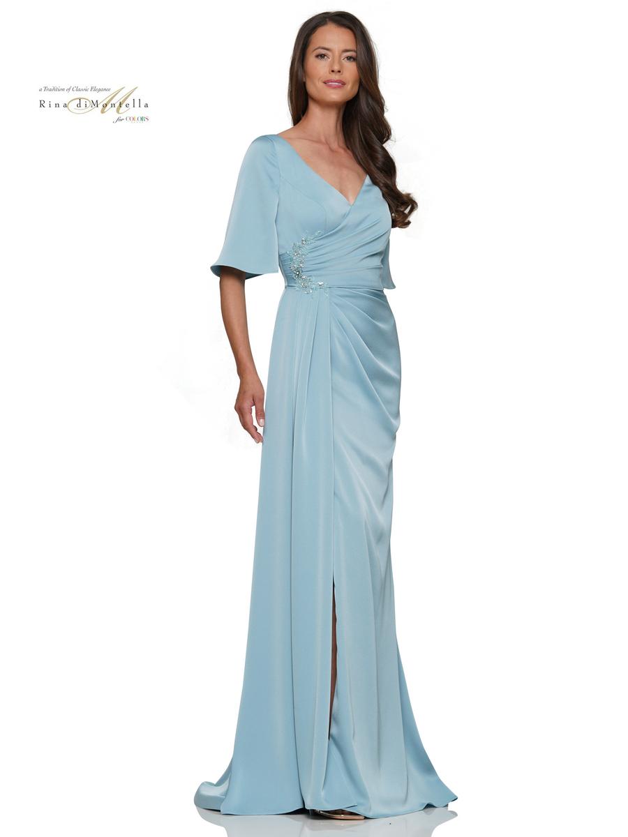 Rina di Montella Dress RD2974 - Seafoam