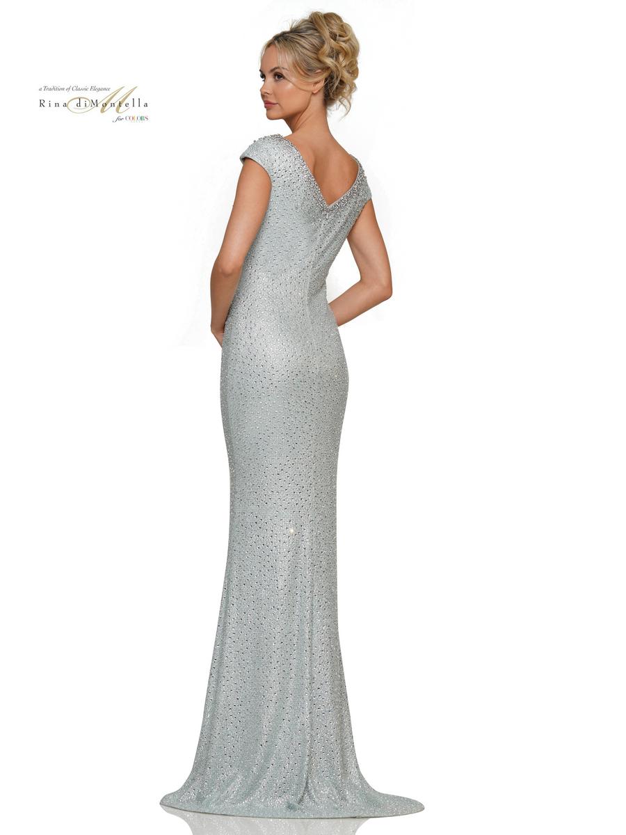 Rina di Montella Dress RD2983 - Seaglass