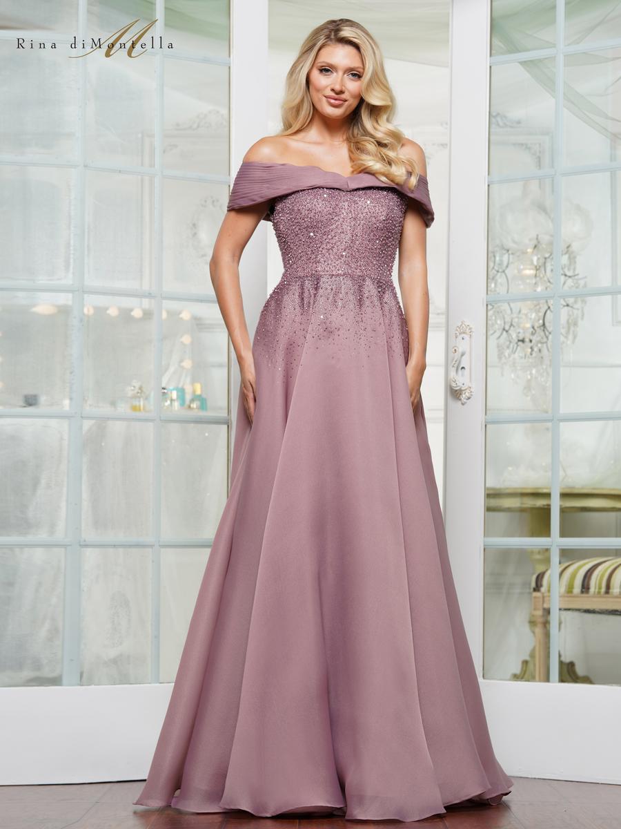 Rina di Montella Dress RD3102 - Victorian Lilac