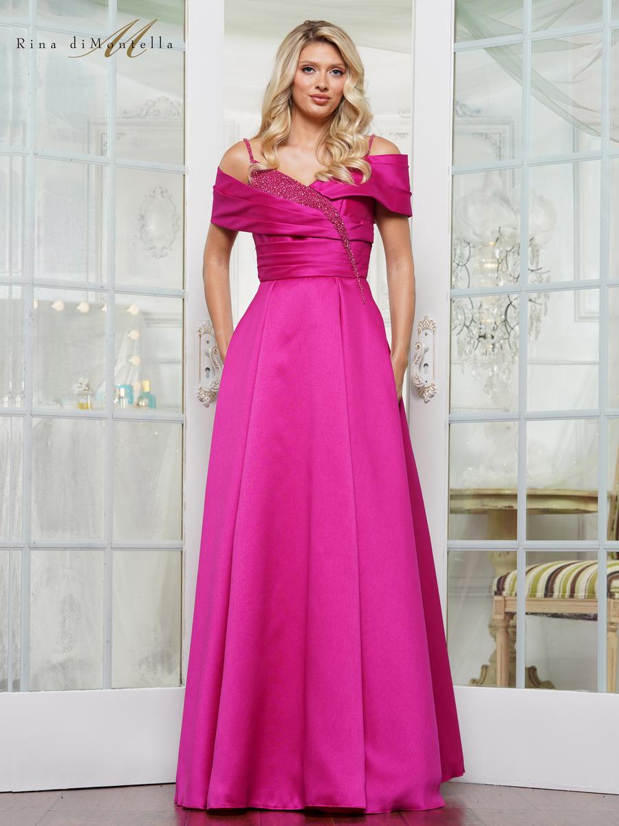 Rina di Montella Dress RD3221 - Magenta