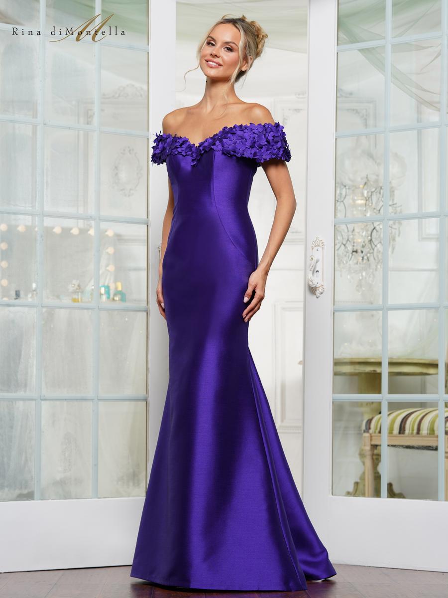 Rina di Montella Dress RD3254 - Amethyst