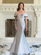 Rina di Montella Dress RD3257 - Platinum
