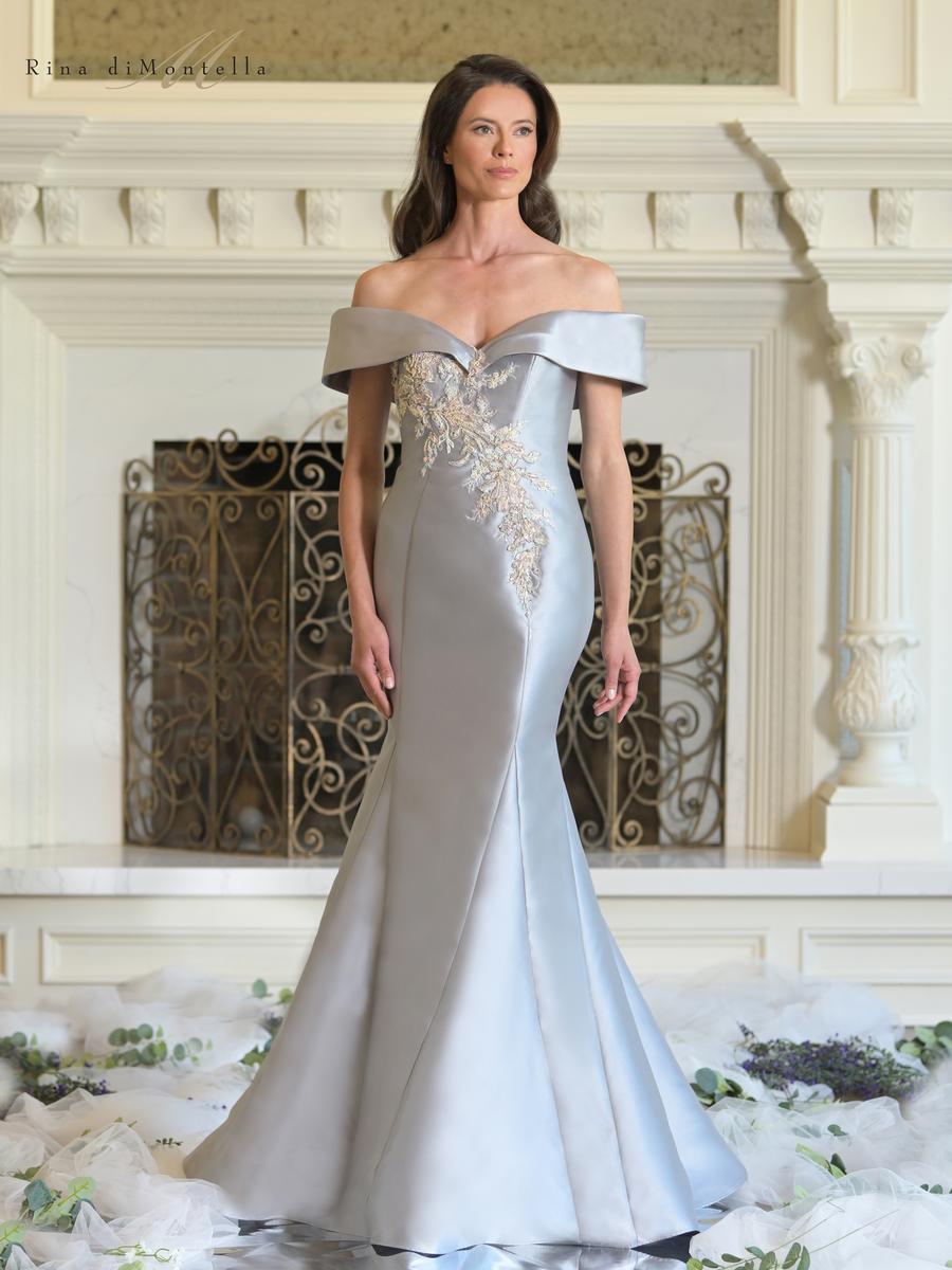 Rina di Montella Dress RD3257 - Platinum