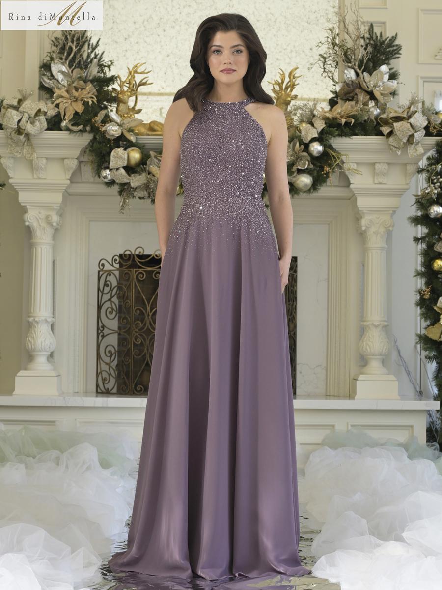 Rina di Montella Dress RD3304 - Victorian Lilac