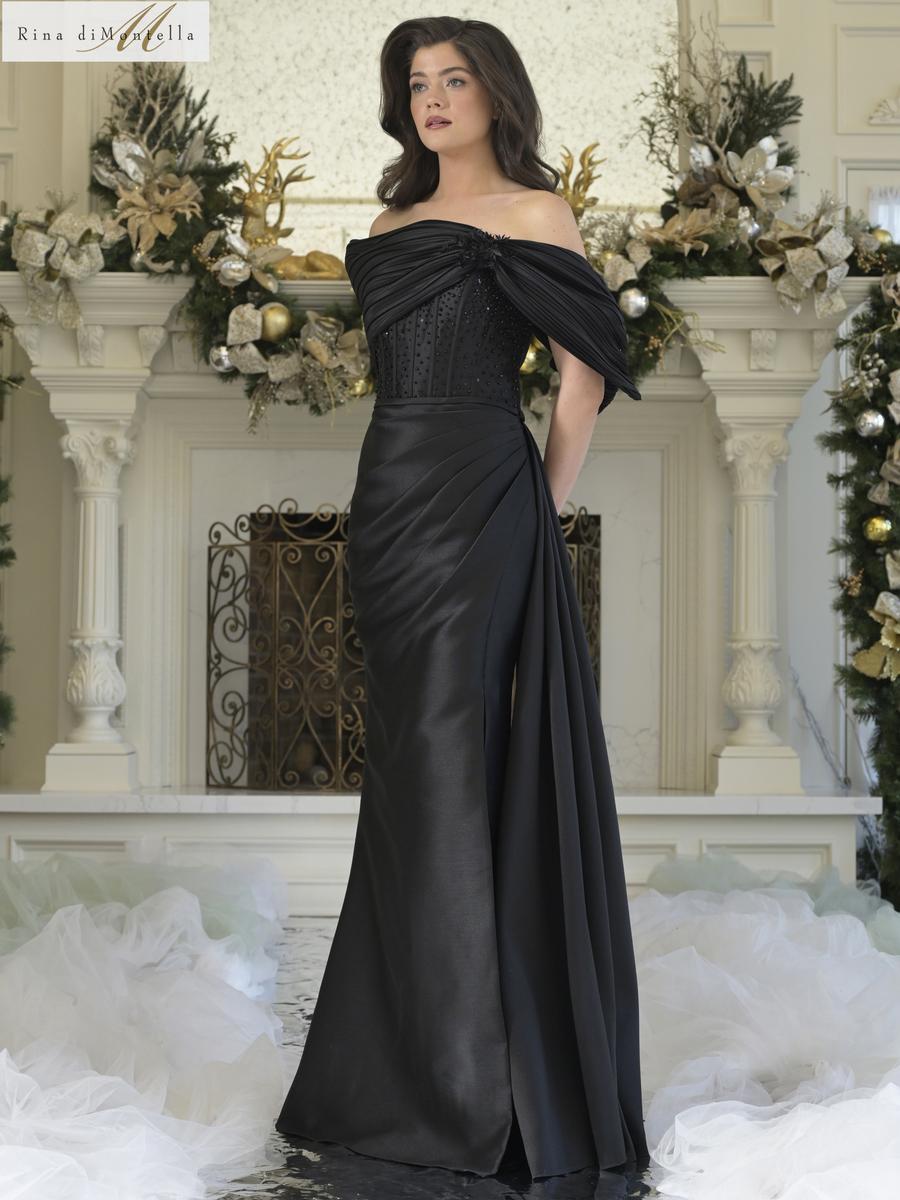 Rina di Montella Dress RD3309 - Black
