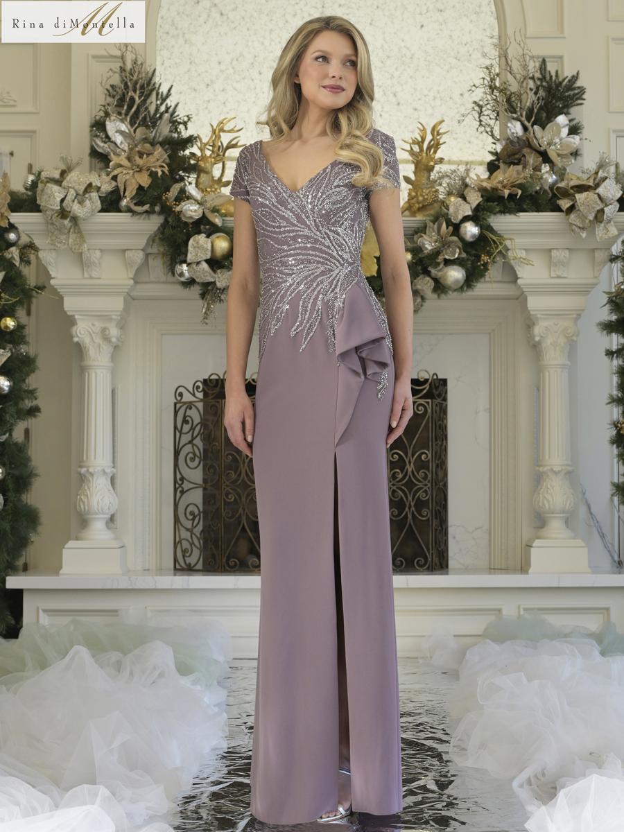 Rina di Montella Dress RD3323 - Victorian Lilac