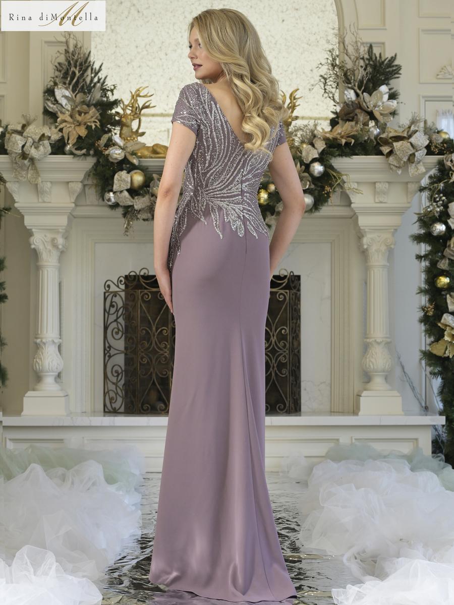 Rina di Montella Dress RD3323 - Victorian Lilac