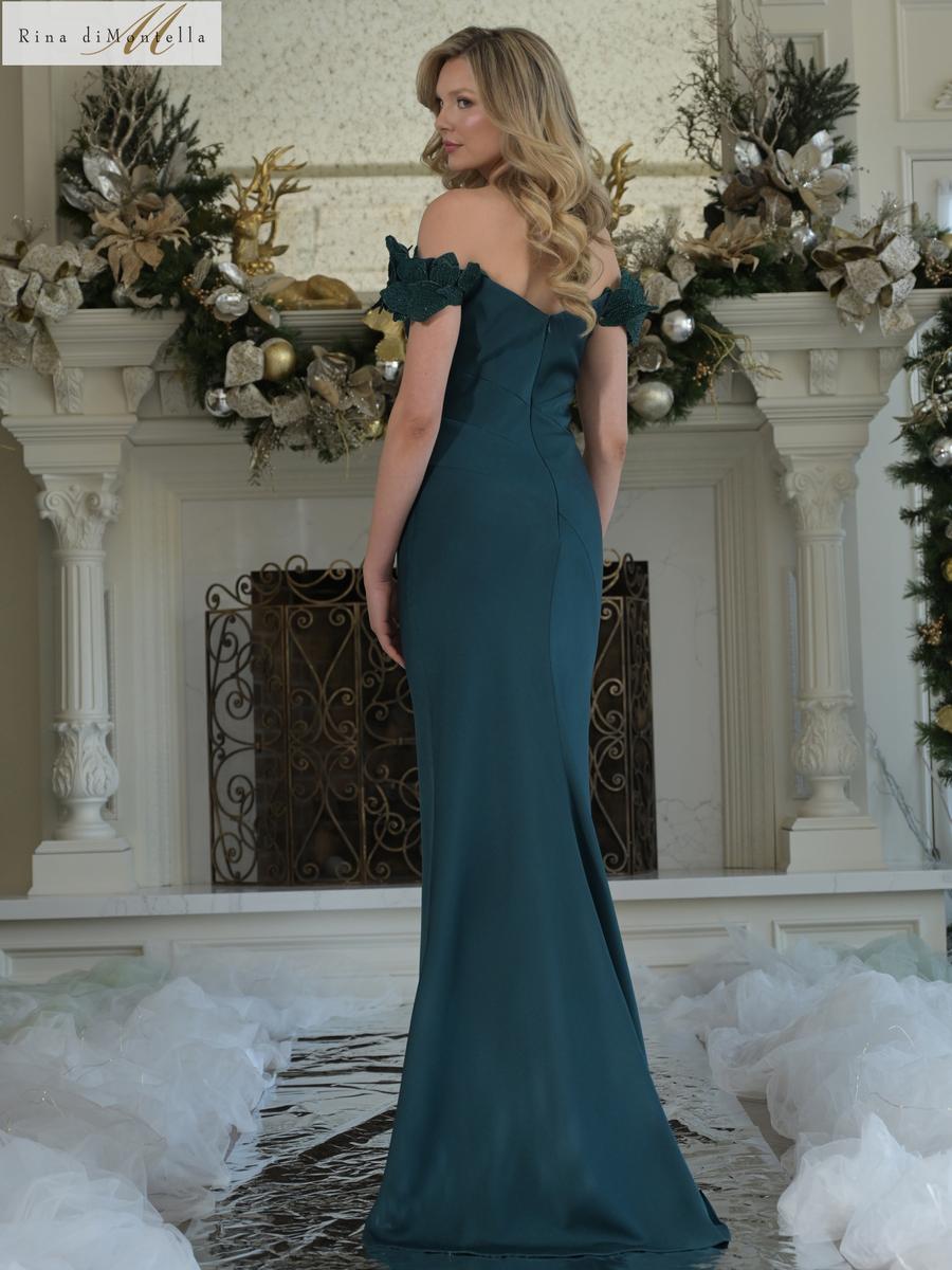 Rina di Montella Dress RD3325 - Forest