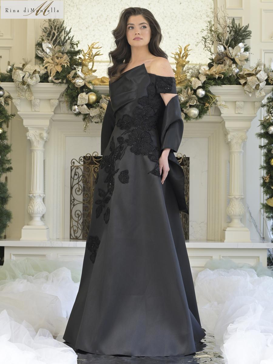 Rina di Montella Dress RD3344 - Black
