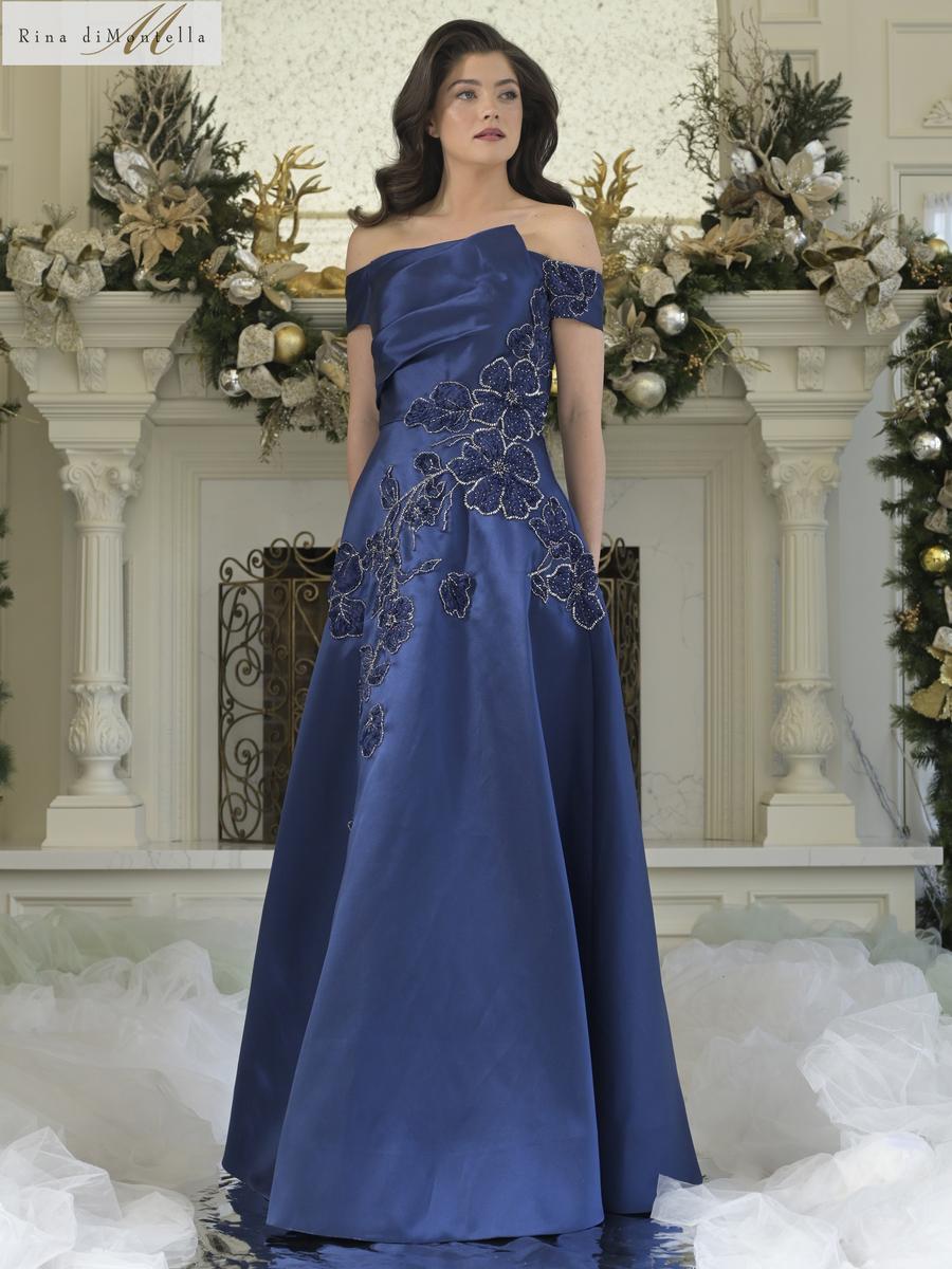 Rina di Montella Dress RD3344 - Sapphire