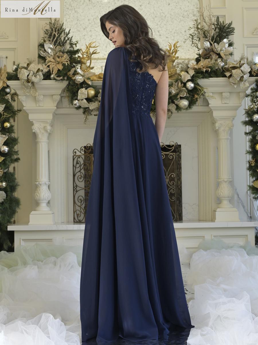 Rina di Montella Dress RD3354 - Navy