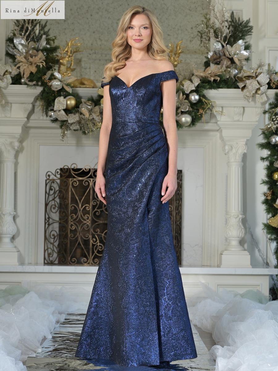 Rina di Montella Dress RD3364 - Royal