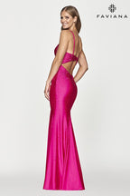 Faviana Glamour S10630 - Hot Pink