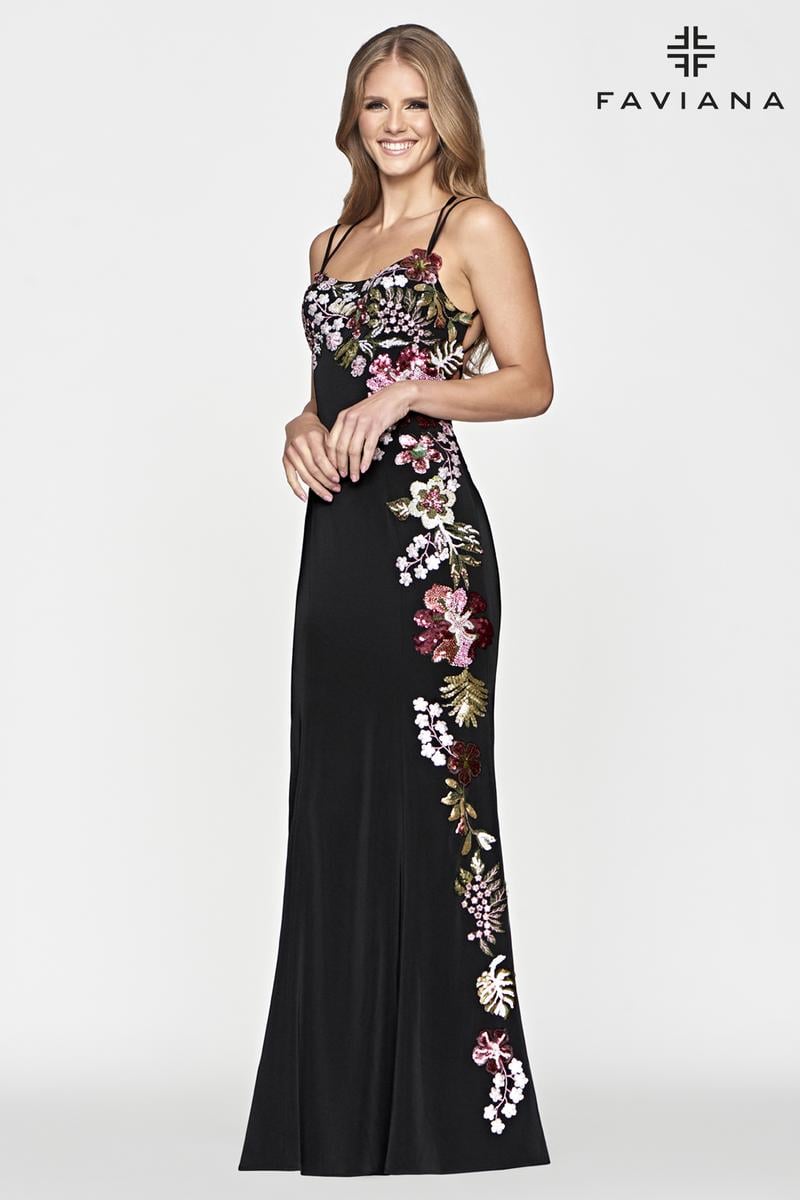 Faviana Glamour S10654 - Black/Multi
