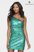 Faviana Dress S10716 - Emerald