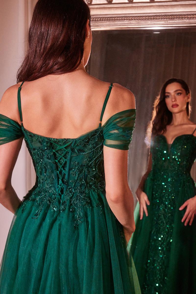 Ladivine Dress SF009 - Emerald