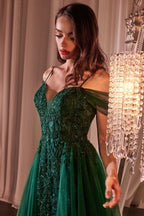 Ladivine Dress SF009 - Emerald