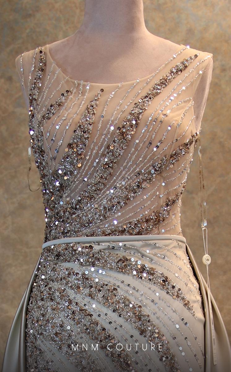 MNM Couture Dress V6397 - Beige
