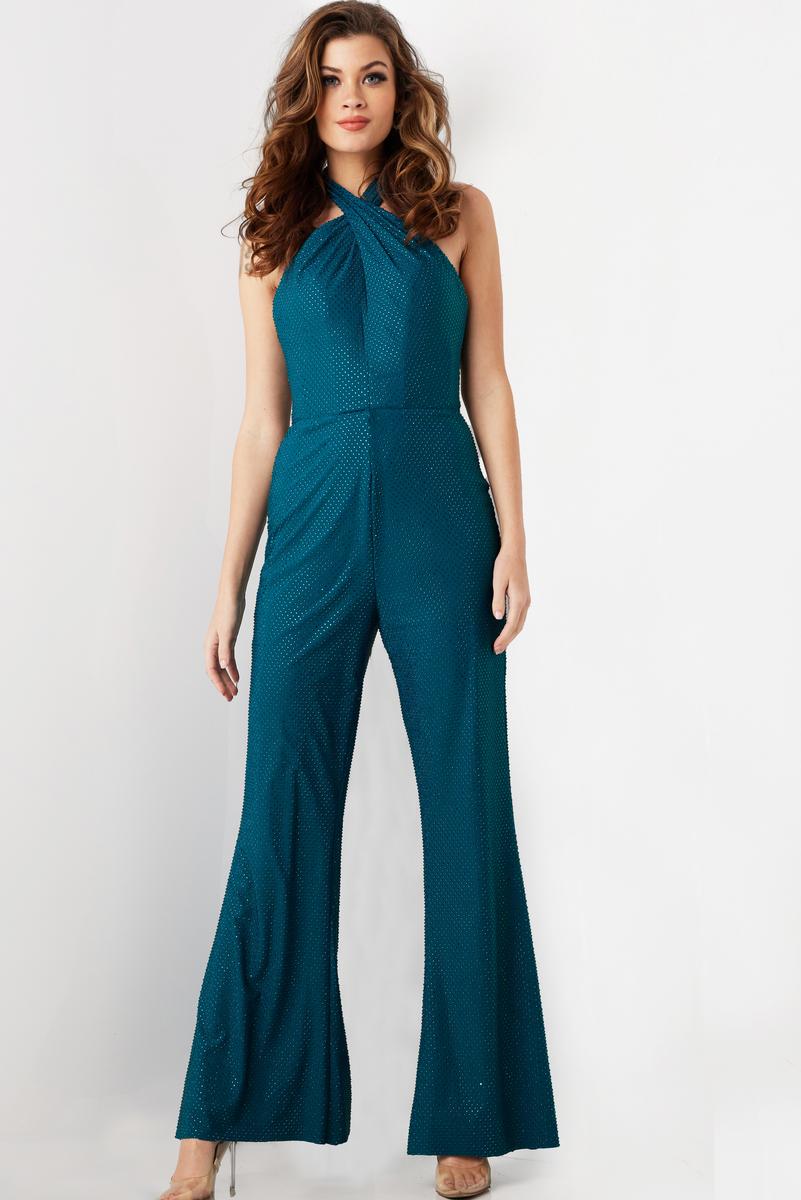 Jovani Contemporary 25977 - Teal