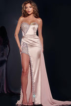 Jovani Prom D5408 - Champagne