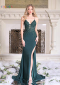 Colors Dress Dress G1086 - Deep Green