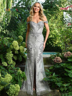Colors Dress Dress J131 - Silver