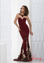 Jasz Couture Dress 5613 - Wine