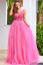 JVN Dress JVN05818 - Fuchsia